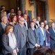 La Corporación con el presidente y altos cargos del ejecutivo regional