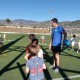 Actividad deportiva en el campo de fútbol