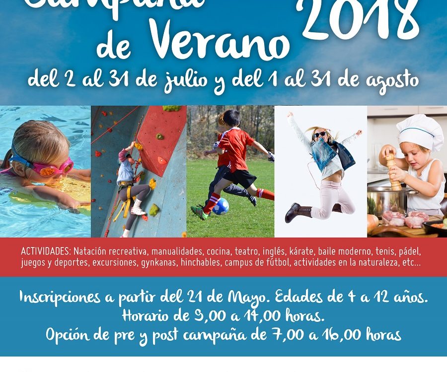 Cartel de la campaña de verano 2018