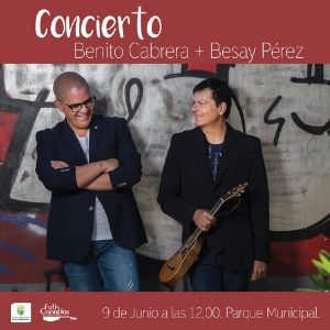 Cartel del concierto de Benito Cabrera