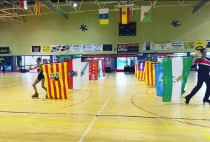 Campeonato de patinaje en el Complejo Municipal de Deportes