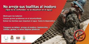 Campaña de la comarca sureste de Gran Canaria contra el vertido de toallitas