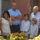 Los alcaldes junto a la presidenta del Parlamento Canario, Juan Cambreleng y varios de sus nietos