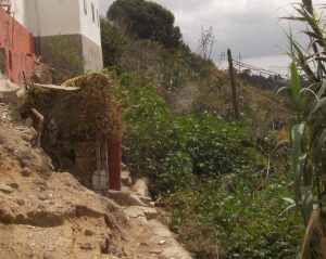 Imagen de la antigua tubería de fibrocemento