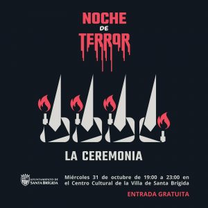 Cartel de la fiesta Noche de Terror