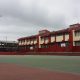 Imagen actual de la cancha del CEIP Juan del Río Ayala