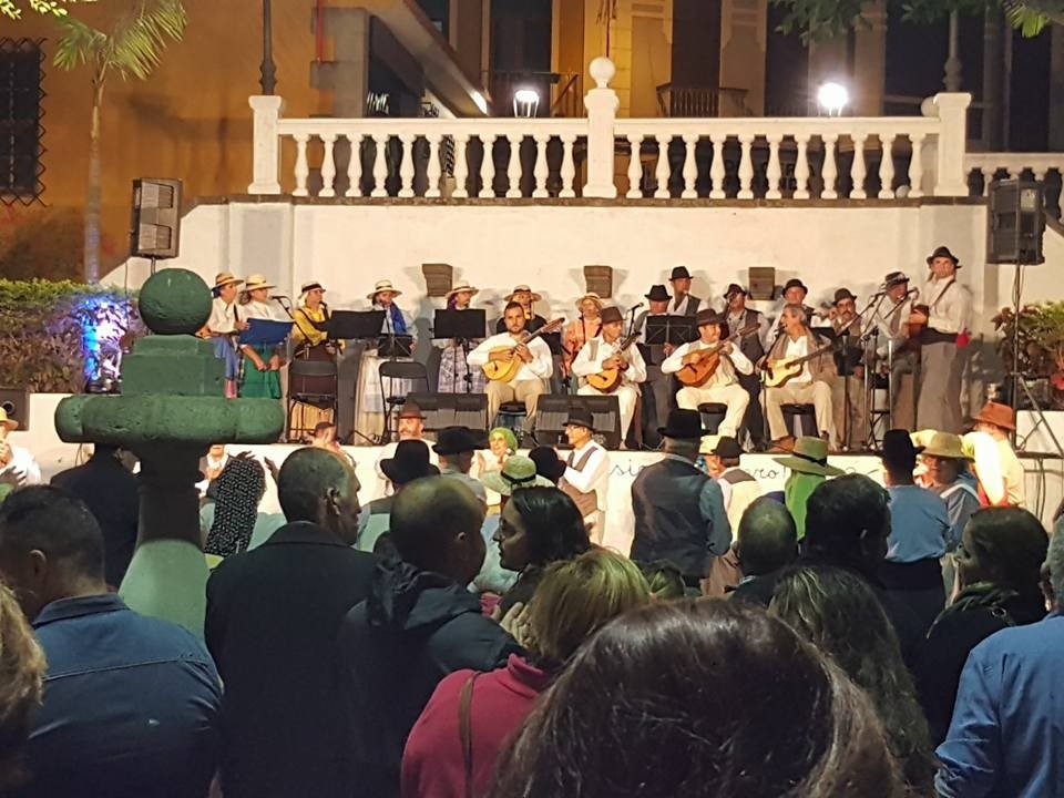 Imagen de archivo de una celebración de finaos en el Parque Municipal