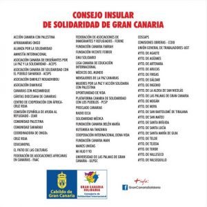 Entidades colaboradoras del Consejo Insular de Solidaridad