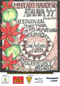 Cartel del Mercado Navideño de La Atalaya