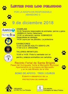 Cartel de la jornada de mascotas