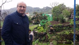 El Alcalde, José Armengol, en una visita a la finca municipal de El Gamonal