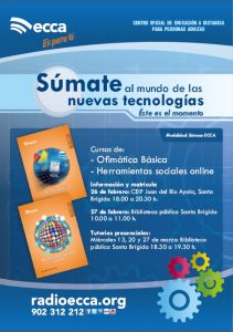 Cartel de los cursos