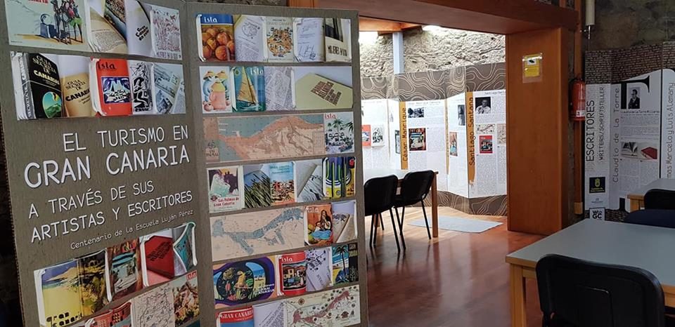 Un aspecto de la exposición sobre turismo