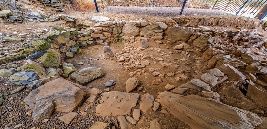 Yacimiento arqueológico en la Villa