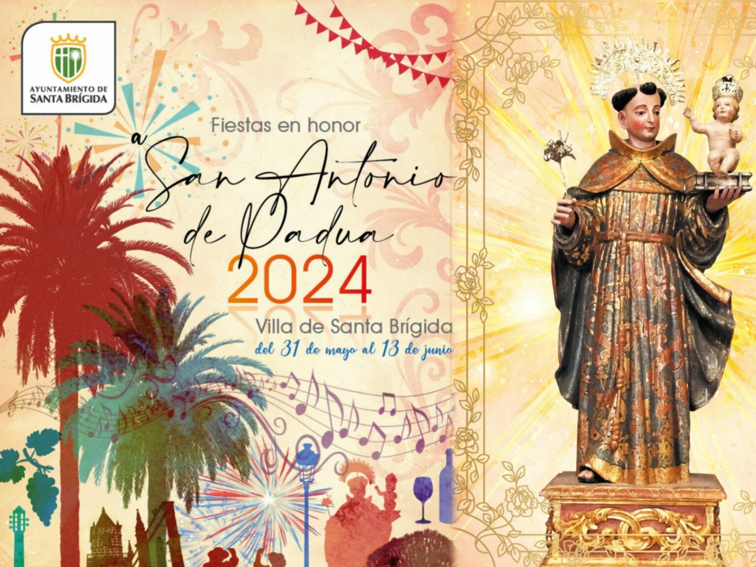 Pauda Programa de las Fiestas en honor a San Antonio de Padua 2024 ...